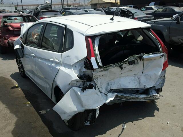 JHMGK5H72GX026557 - 2016 HONDA FIT EX WHITE photo 3