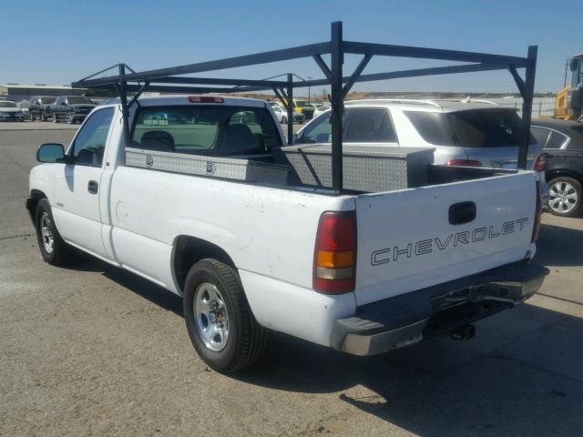 1GCEC14W5YE136396 - 2000 CHEVROLET SILVERADO WHITE photo 3