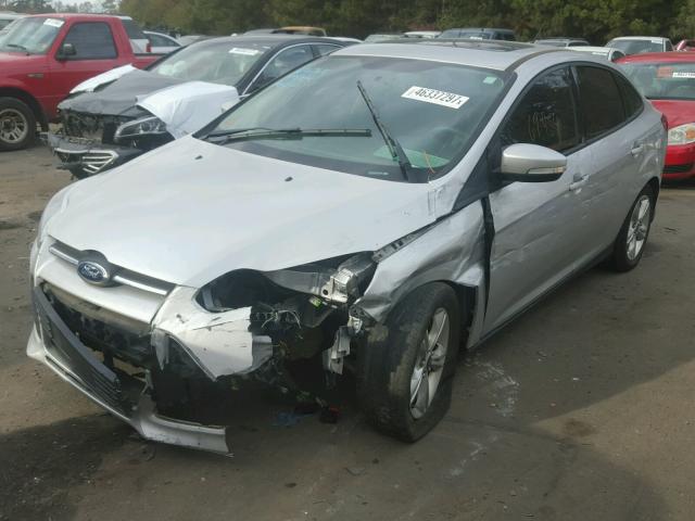 1FADP3F27EL378108 - 2014 FORD FOCUS SE SILVER photo 2