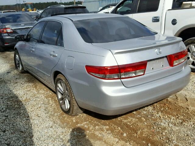 1HGCM66503A104253 - 2003 HONDA ACCORD SILVER photo 3