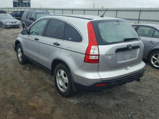 3CZRE38349G702592 - 2009 HONDA CR-V LX SILVER photo 3