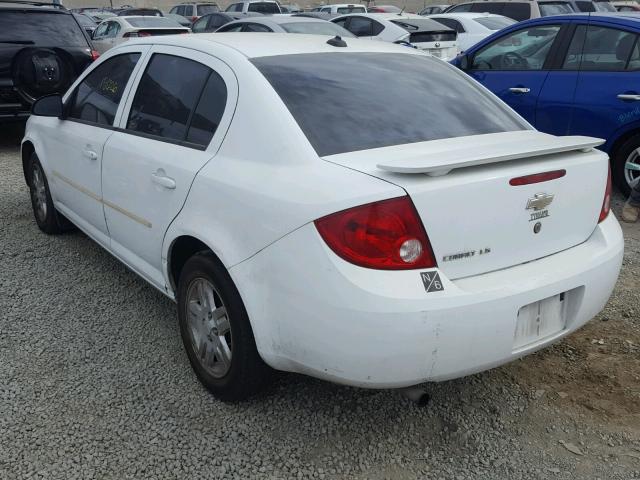 1G1AL52F357560029 - 2005 CHEVROLET COBALT LS WHITE photo 3