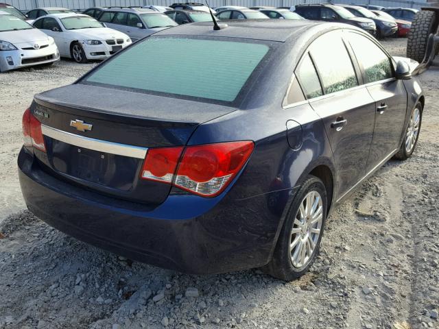 1G1PJ5S92B7218478 - 2011 CHEVROLET CRUZE ECO BLUE photo 4