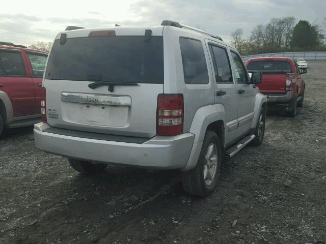 1J4PN5GK2AW111503 - 2010 JEEP LIBERTY LI SILVER photo 4