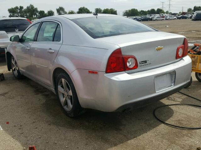 1G1ZC5E13BF316675 - 2011 CHEVROLET MALIBU 1LT ვერცხლისფერი ფოტო 3