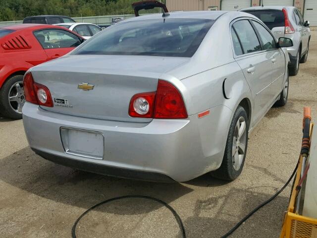 1G1ZC5E13BF316675 - 2011 CHEVROLET MALIBU 1LT ვერცხლისფერი ფოტო 4