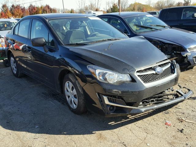 JF1GJAA62GH020921 - 2016 SUBARU IMPREZA BLACK photo 1