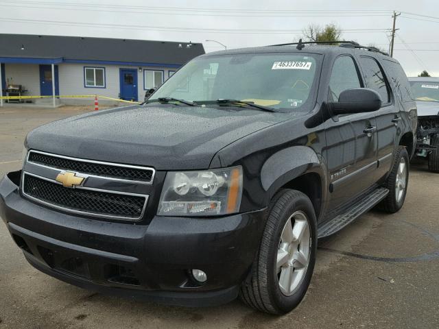 1GNFK13057R115048 - 2007 CHEVROLET TAHOE K150 BLACK photo 2