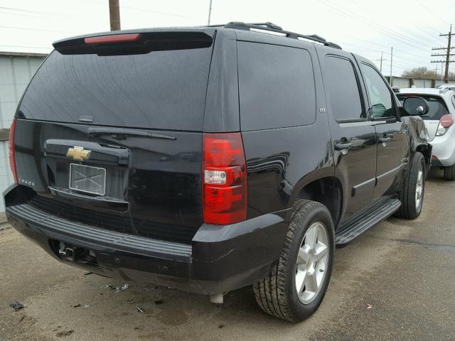 1GNFK13057R115048 - 2007 CHEVROLET TAHOE K150 BLACK photo 4