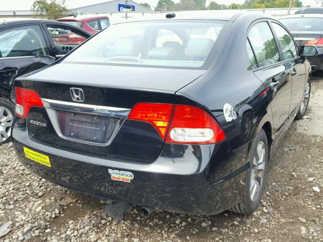 19XFA16979E004036 - 2009 HONDA CIVIC EXL 黑色 照片 4