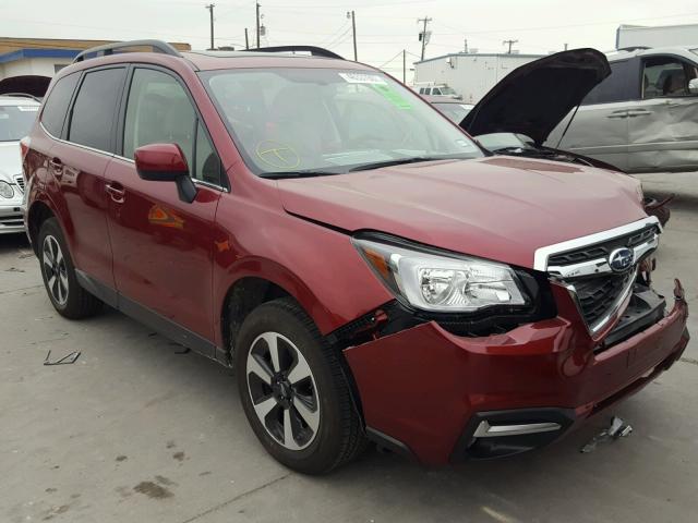 JF2SJALC2HH802453 - 2017 SUBARU FORESTER 2 MAROON photo 1