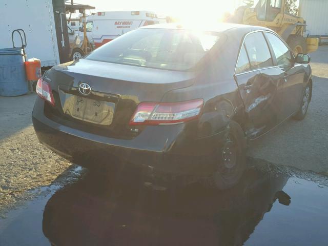 4T4BF3EK1AR070959 - 2010 TOYOTA CAMRY BLACK photo 4