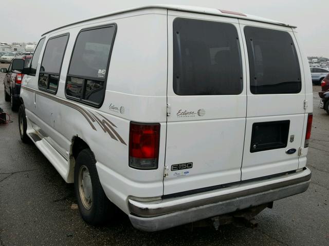 1FDRE14L03HA67380 - 2003 FORD ECONOLINE WHITE photo 3