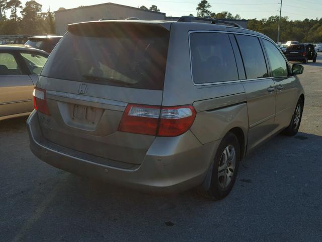 5FNRL38856B025142 - 2006 HONDA ODYSSEY GOLD photo 4