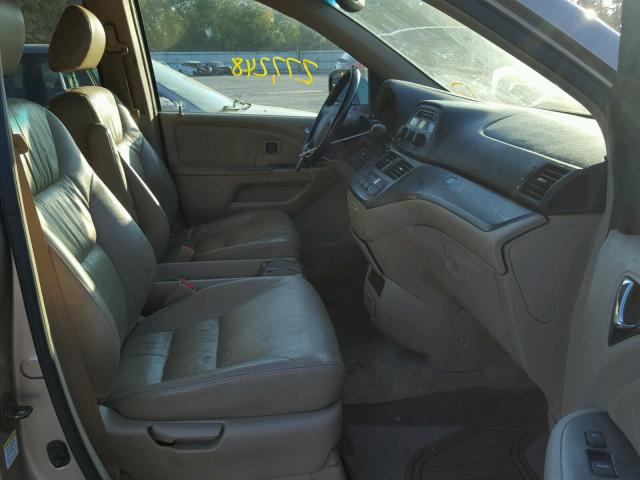 5FNRL38856B025142 - 2006 HONDA ODYSSEY GOLD photo 5