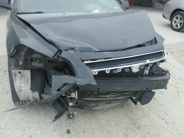 1G1ZB5E16BF262419 - 2011 CHEVROLET MALIBU LS შავი ფოტო 9