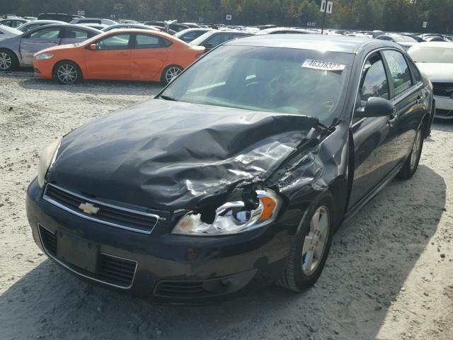2G1WB5EK5A1130284 - 2010 CHEVROLET IMPALA LT Սև լուսանկար 2