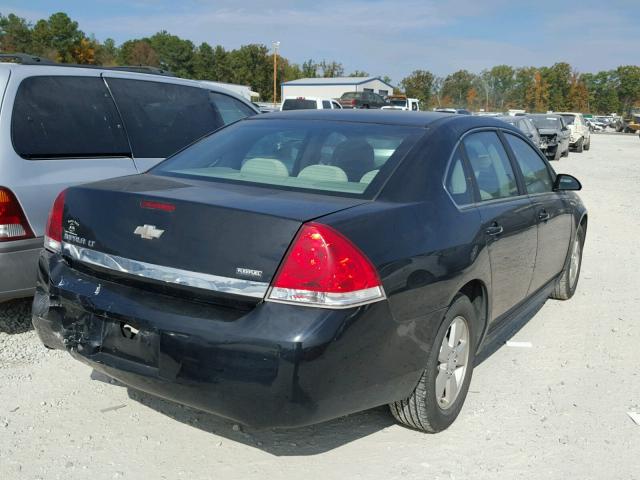 2G1WB5EK5A1130284 - 2010 CHEVROLET IMPALA LT BLACK photo 4