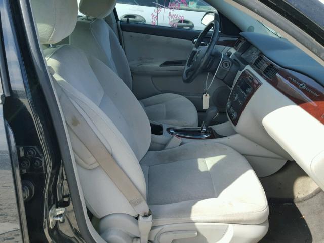 2G1WB5EK5A1130284 - 2010 CHEVROLET IMPALA LT Սև լուսանկար 5
