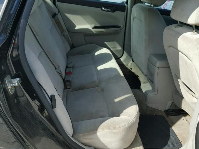 2G1WB5EK5A1130284 - 2010 CHEVROLET IMPALA LT Սև լուսանկար 6