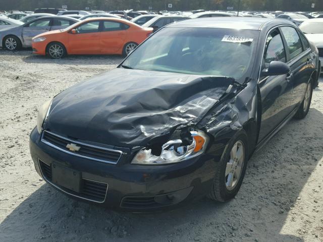 2G1WB5EK5A1130284 - 2010 CHEVROLET IMPALA LT Սև լուսանկար 9