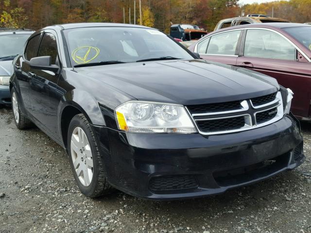 1B3BD4FB6BN626172 - 2011 DODGE AVENGER EX BLACK photo 1