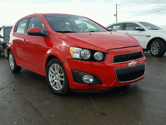 1G1JC6SH3F4138840 - 2015 CHEVROLET SONIC LT RED photo 1