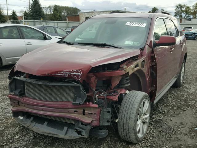 2GNFLFEK0G6299187 - 2016 CHEVROLET EQUINOX LT MAROON photo 2