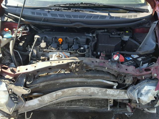 1HGFA16969L006742 - 2009 HONDA CIVIC EXL 栗色 照片 7