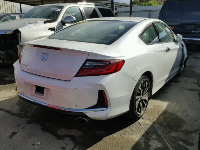 1HGCT1B88GA010214 - 2016 HONDA ACCORD EXL WHITE photo 4