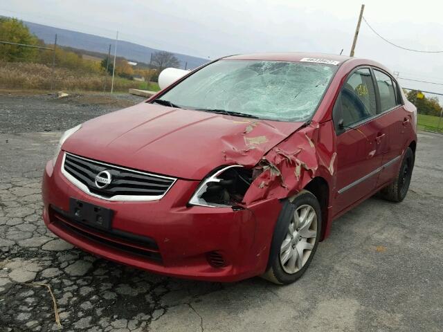 3N1AB6AP4CL681321 - 2012 NISSAN SENTRA 2.0 RED photo 2