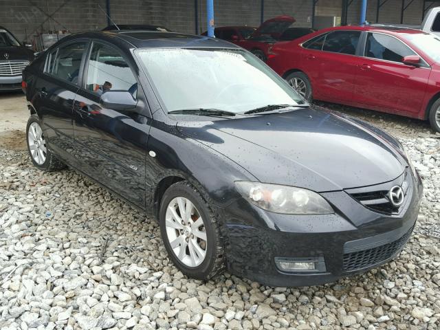 JM1BK323581168282 - 2008 MAZDA 3 S BLACK photo 1