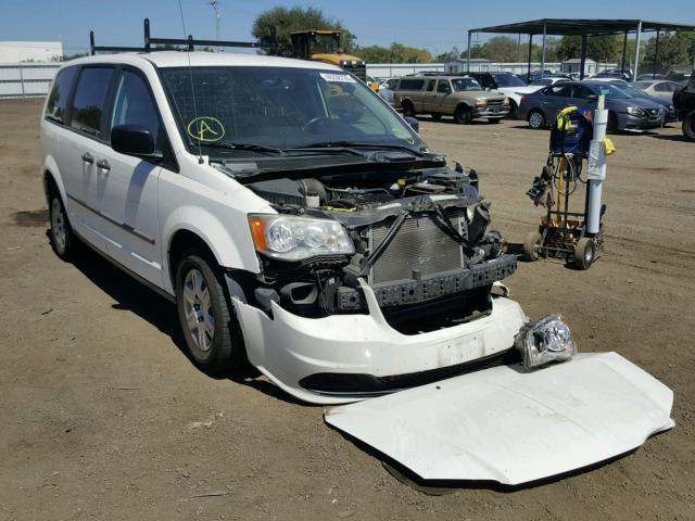 2C4JDGAG4CR255712 - 2012 DODGE RAM VAN WHITE photo 1