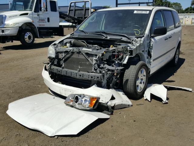 2C4JDGAG4CR255712 - 2012 DODGE RAM VAN WHITE photo 2