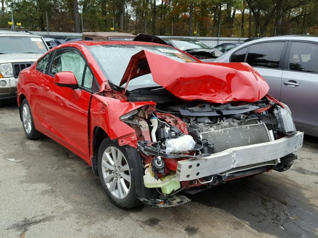 2HGFG3B85CH558406 - 2012 HONDA CIVIC EX RED photo 1