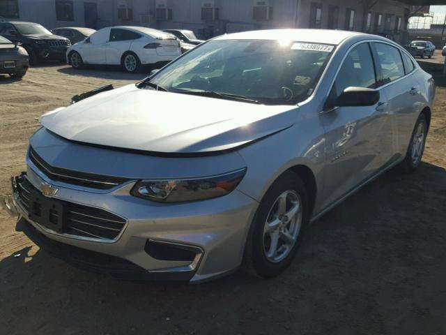 1G1ZB5STXGF255129 - 2016 CHEVROLET MALIBU LS SILVER photo 2