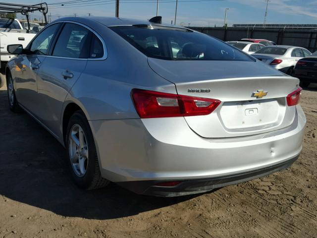 1G1ZB5STXGF255129 - 2016 CHEVROLET MALIBU LS SILVER photo 3