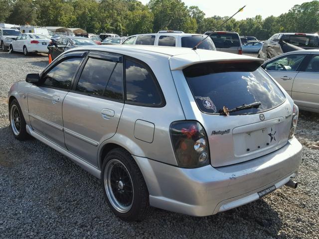 JM1BJ245831201392 - 2003 MAZDA PROTEGE PR SILVER photo 3