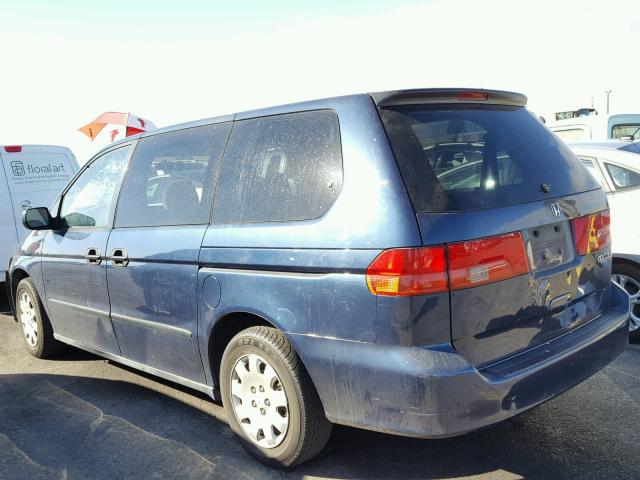 2HKRL1857XH511335 - 1999 HONDA ODYSSEY LX BLUE photo 3