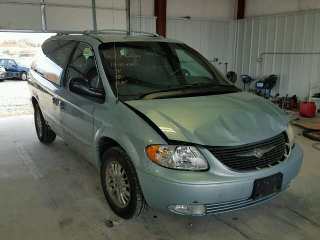 2C8GT64L92R617384 - 2002 CHRYSLER TOWN & COU SILVER photo 1