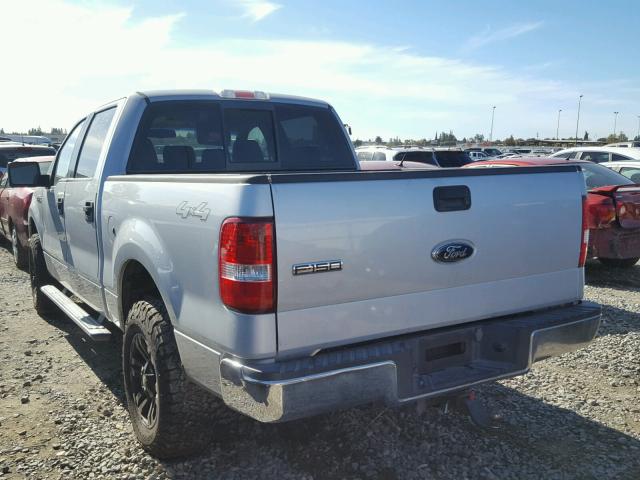 1FTPW14576KB75190 - 2006 FORD F150 SUPER SILVER photo 3