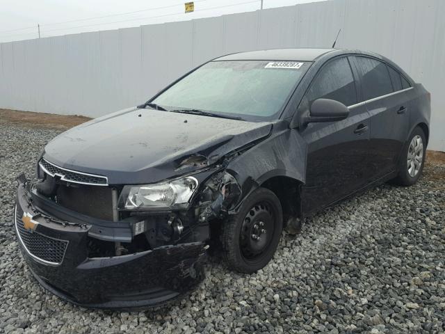 1G1PD5SH4C7276530 - 2012 CHEVROLET CRUZE LS BLACK photo 2