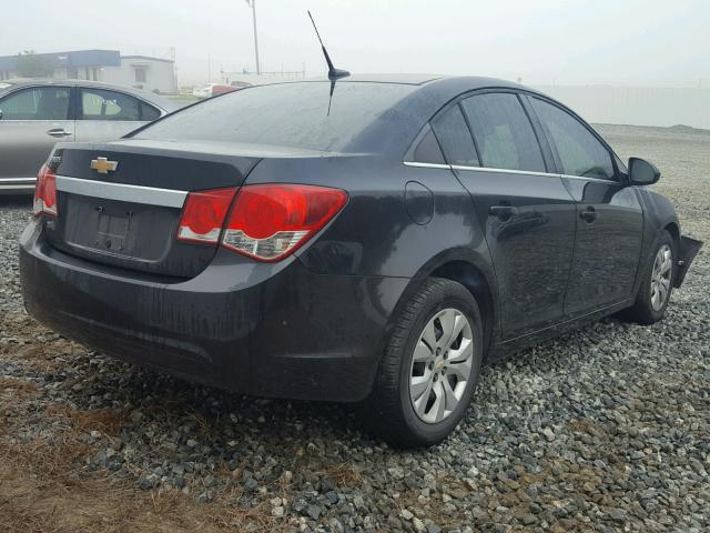 1G1PD5SH4C7276530 - 2012 CHEVROLET CRUZE LS BLACK photo 4