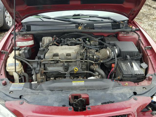 1G2NE52E15M231569 - 2005 PONTIAC GRAND AM S მუქწითელი ფოტო 7