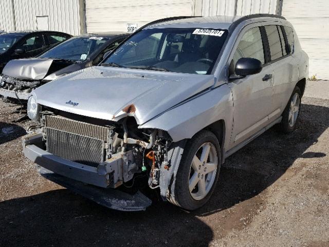 1J4FF57B69D207330 - 2009 JEEP COMPASS LI SILVER photo 2