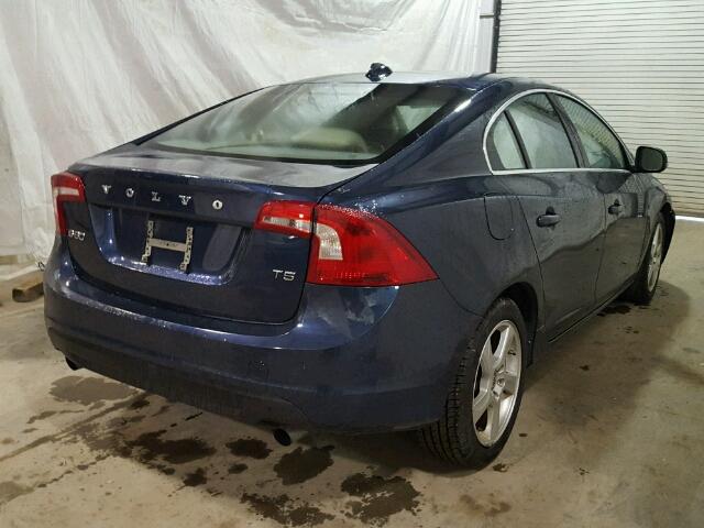 YV1622FS4C2096629 - 2012 VOLVO S60 T5 BLUE photo 4