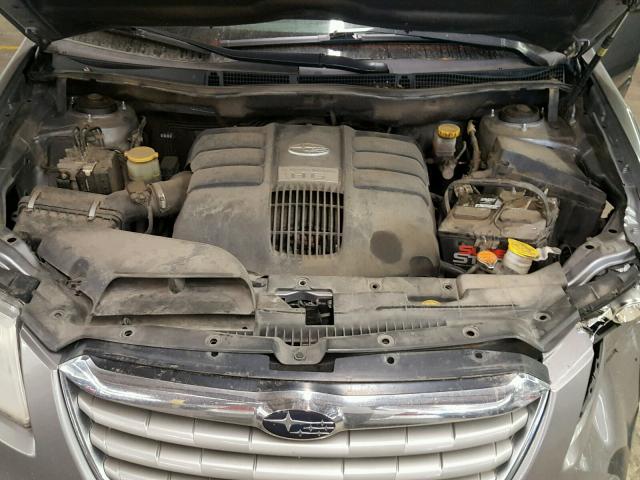 4S4WX91D984407133 - 2008 SUBARU TRIBECA GRAY photo 7