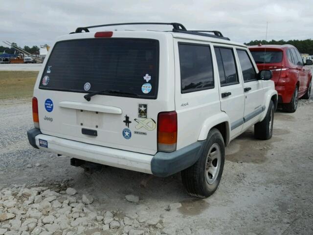 1J4FF48S7YL269641 - 2000 JEEP CHEROKEE S WHITE photo 4