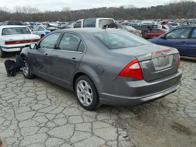 3FAHP0HA7AR328325 - 2010 FORD FUSION SE GRAY photo 3