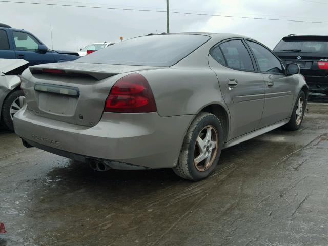 2G2WS522141182435 - 2004 PONTIAC GRAND PRIX GRAY photo 4